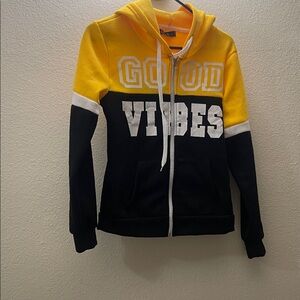 Love Yellow and Black Hoodie